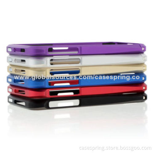 Ultra-thin Aluminum Alloy/Metal Bumper for iPhone 4/5/5S, Perfect Design